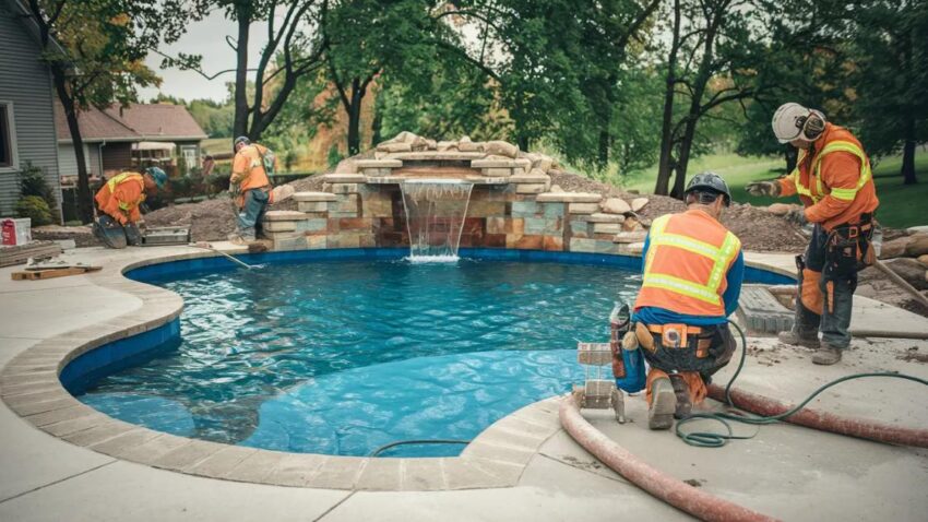 custom swimming pool builders